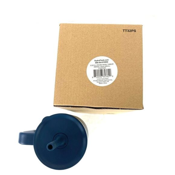 Hydroflask 32oz Indigo Blue All Around Travel Tumbler Reusable Mug Cup Bottle - Picture 4 of 10